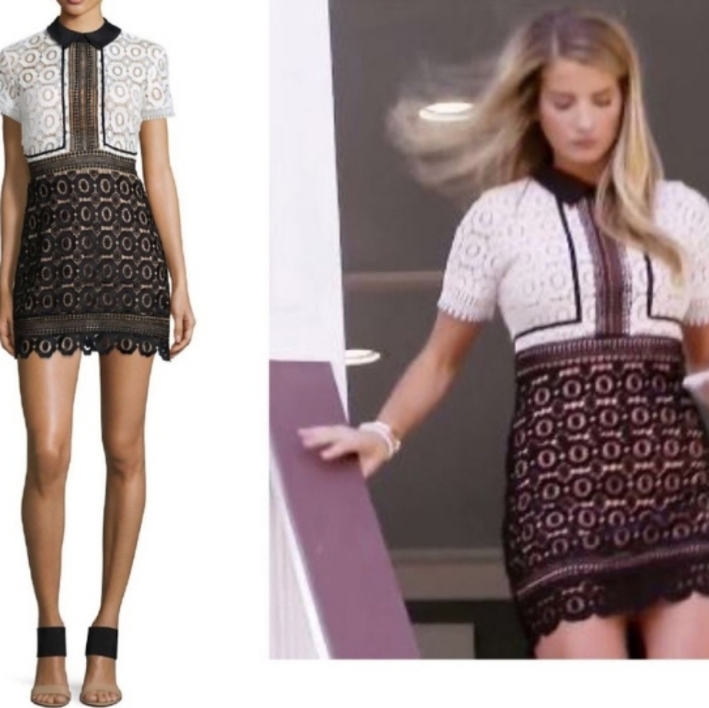 Black and white lace dress from Goodnight Maracoon